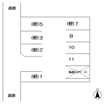 【区画図】 | 兜台ヒロモータープール