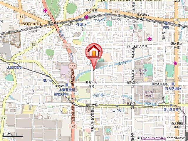 エスペランザ葛野大路の地図