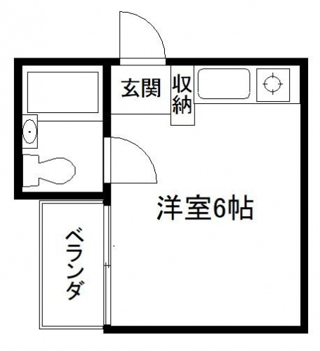 アルカディア塔之段の間取り