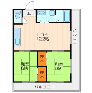 【間取り】 | コーポラス新橋