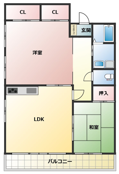 【間取り】 | ホームズ’02 | 2LDKのお部屋です