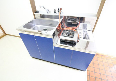 【キッチン】 | 山科区東野南井ノ上町　中古アパート一棟（賃貸オーナーチェンジ）