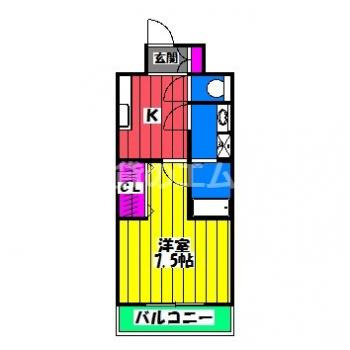 【間取り】 | アムールメゾン | アムールメゾンの間取り