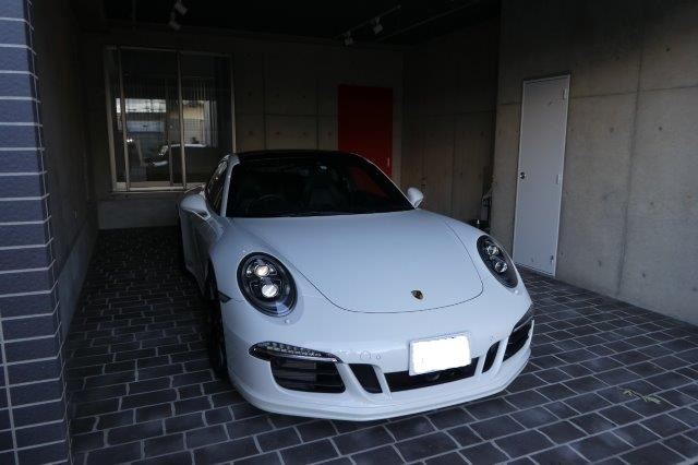 岡山市北区田中の賃貸マンションの駐車場|インナーガレージ