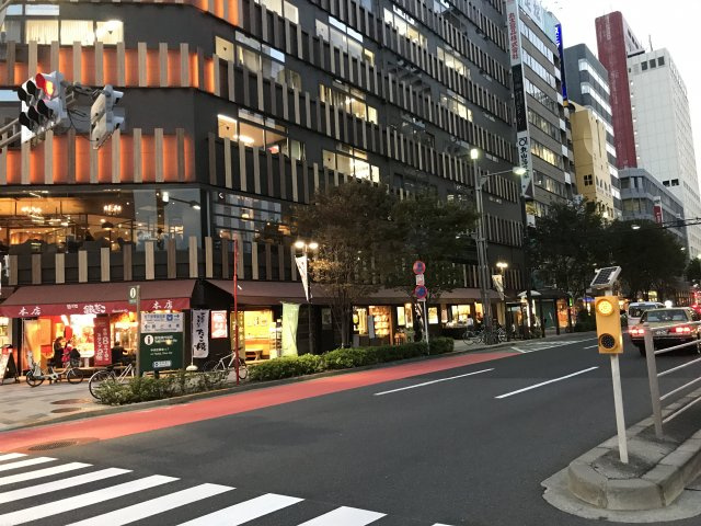 築地KYビルの周辺