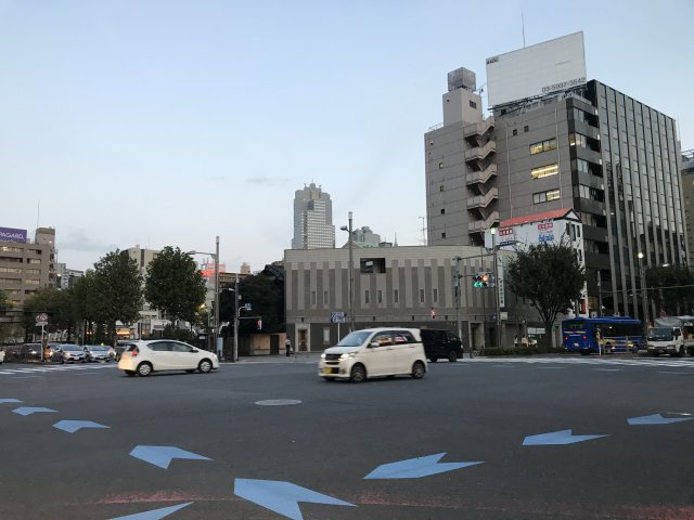 築地KYビルの周辺