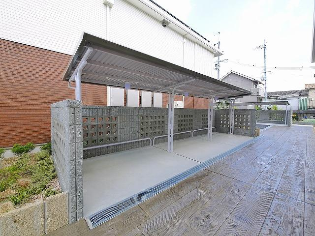 クレールコートⅢのその他共用部分|自転車置き場です