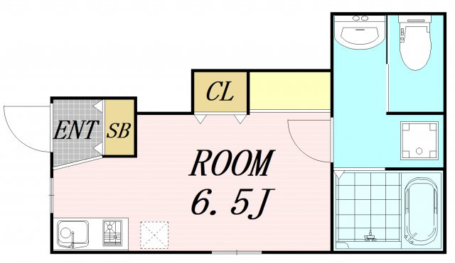 ビーバーズハウス3　仲介手数料無料の間取り