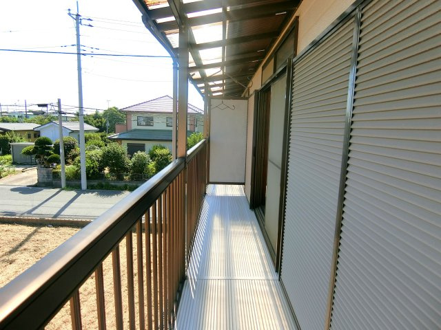 松美第2マンションのバルコニー