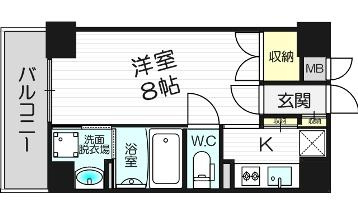 【間取り】 | 新栄プロパティーＴＥＮ8