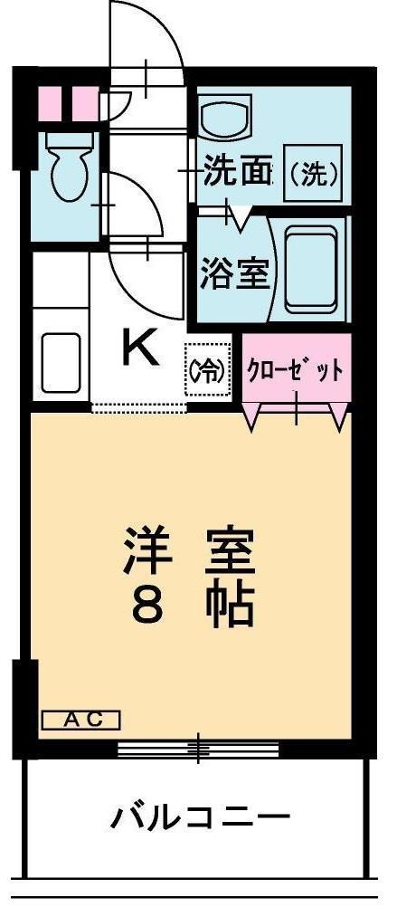 メイプルコート館坂の間取り