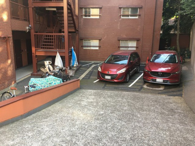 【駐車場】 | ライオンズマンション不動前 | 平置き駐車場
