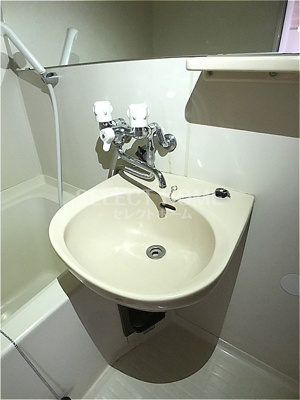 【洗面所】 | イーストガーデンポプラ館 | 広い洗面スペース