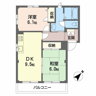 【間取り】 | グレース春日