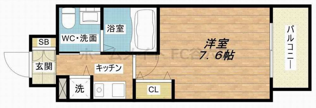 【間取り】 | プライマル大阪天満宮