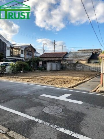 大蔵中町売土地の前面道路含む現地写真|東南角地の約50坪の整形地です、是非見に来てください。