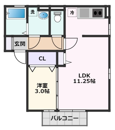 【間取り】 | クラインガルテン B棟