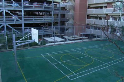 【その他共用部分】 | 【マンション高層階】１００万円ＤＯＷＮ！ロータリーパレス藤沢１３階 | マンション内共用施設のバスケットコートです。