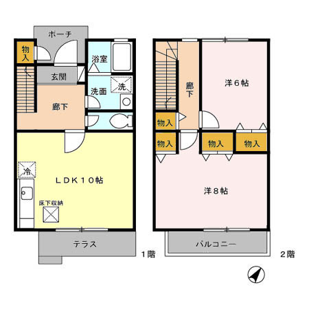 カサ大神の間取り