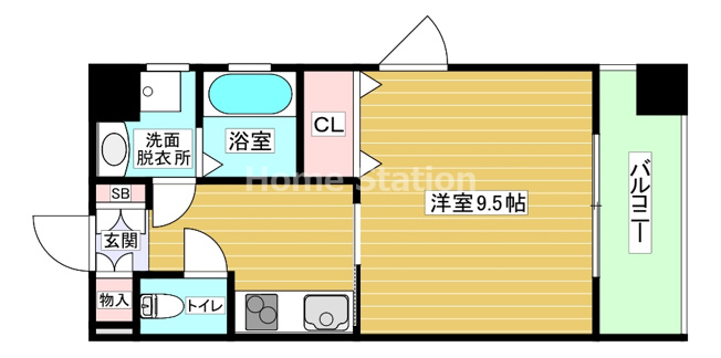 【間取り】 | ロジュマン松原