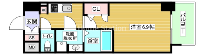 【間取り】 | ララプレイス大阪福島ミラ