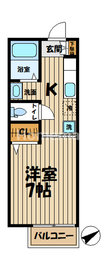 【間取り】 | インプレス鎌倉Ⅱ