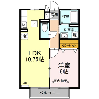 【間取り】 | エスポワールA