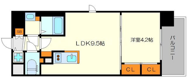 【間取り】 | スワンズシティ大手前レーヴェ