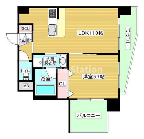 【間取り】 | エスタート御幣島
