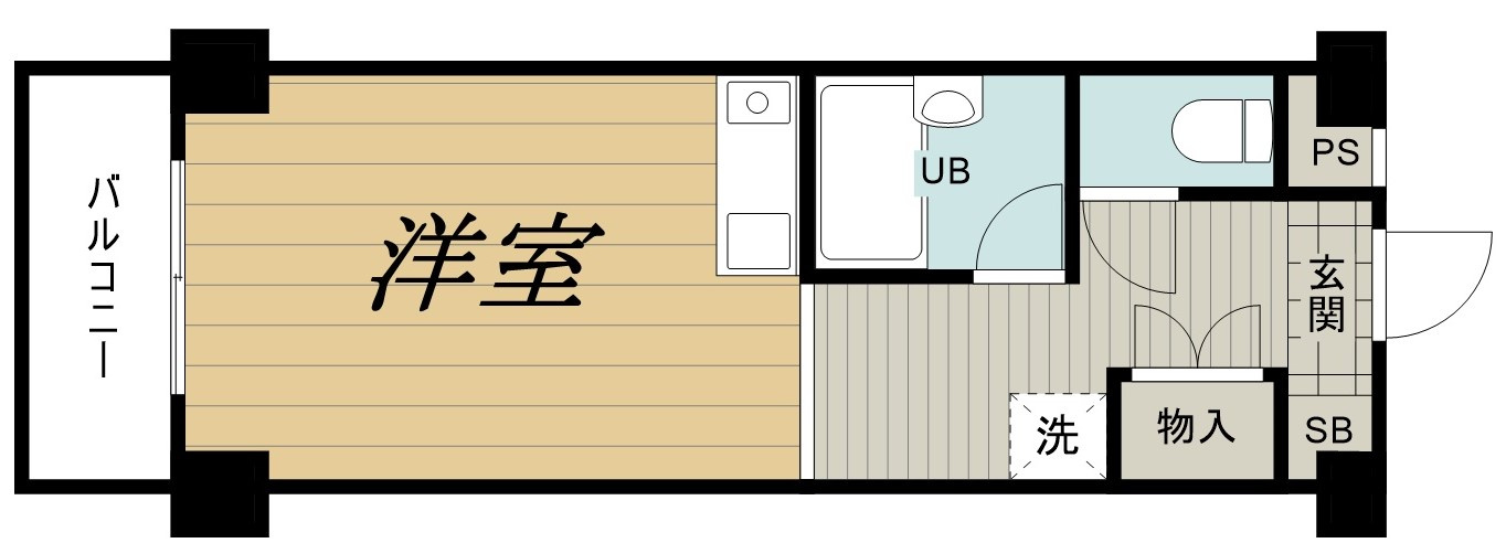 サンパークビルの間取り