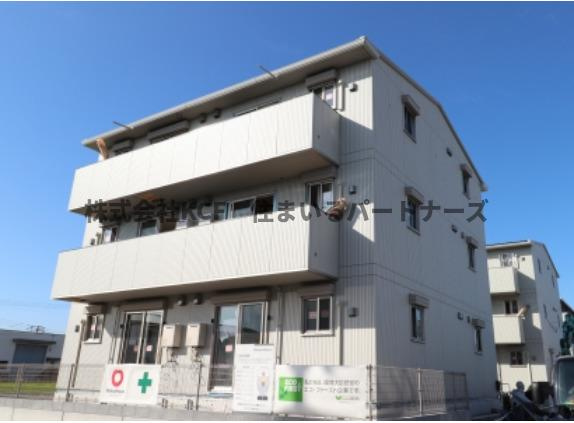 オッツ梅満Ⅱ B棟の外観|外観は落ち着いています