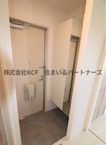 オッツ梅満Ⅱ B棟の玄関|きれいな玄関です