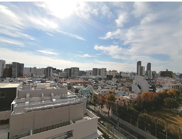 仲介手数料無料　大島３丁目団地2号棟　10階　リノベーション済の展望