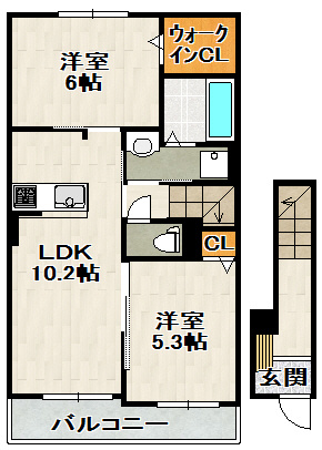 カサブランカの間取り