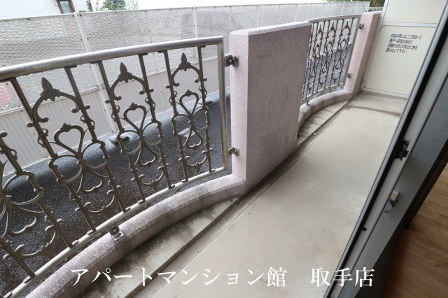 リバーサイドヒルズのバルコニー