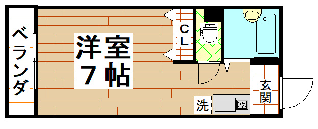 佳住 ( 近畿大学 一人暮らし )の間取り