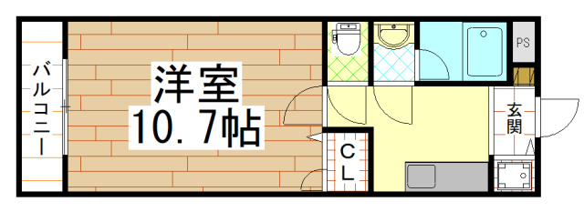 Ｋアゴラ(近畿大学一人暮らし)の間取り