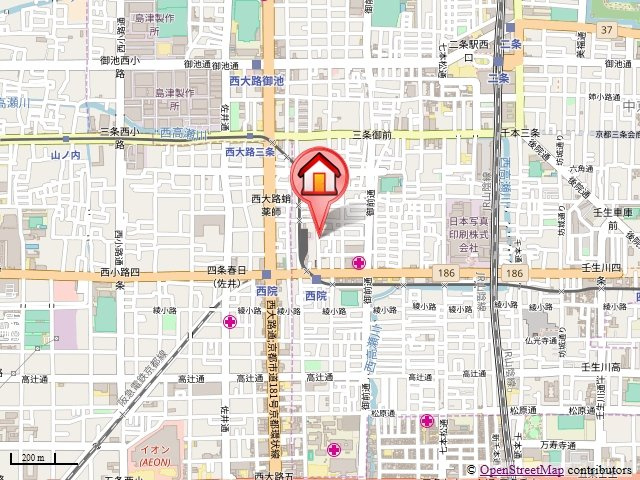 forestage西院（フォレステージ西院）の地図