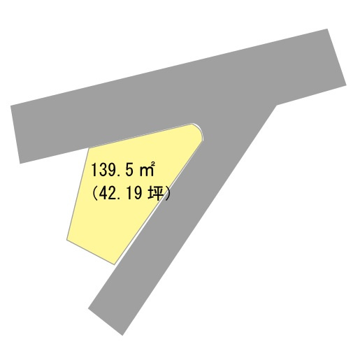 紀の川市南中・土地・121946の区画図
