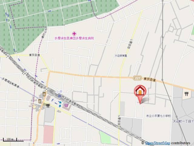 【地図】 | ウエストパーク武蔵野B棟