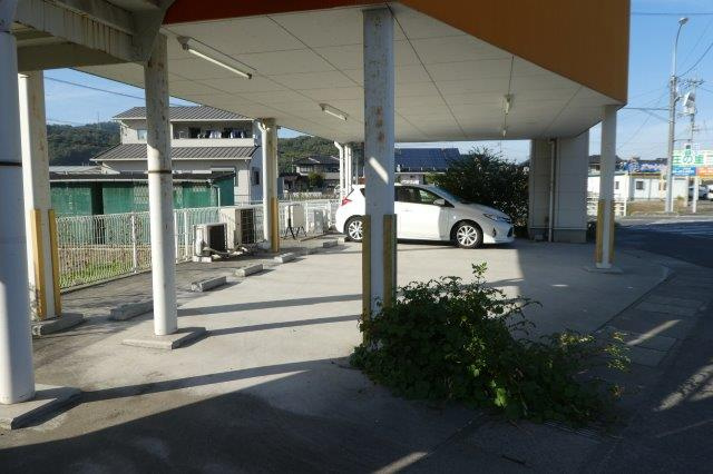 二子SDM様店舗の駐車場