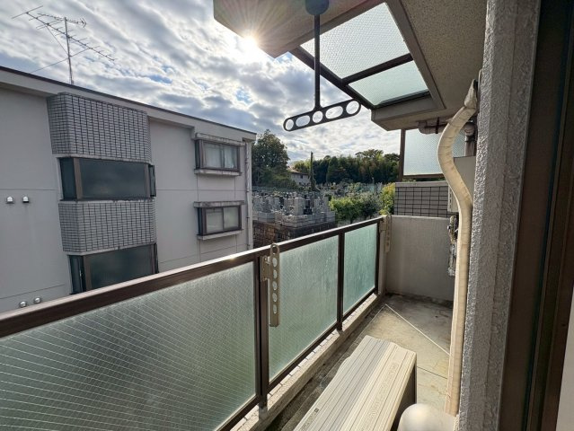 ミキハイム国府台弐番館のバルコニー