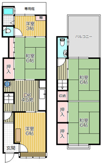 【間取り】 | 都島本通三丁目テラスハウス