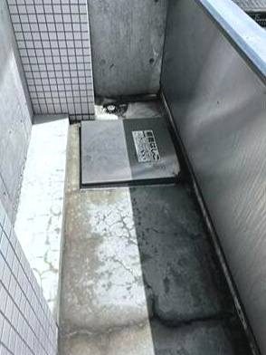 ２１ビルのバルコニー