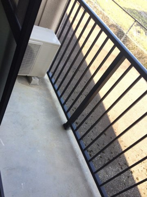 【バルコニー】 | ドリーミング江口 | 外からの目が気にならないバルコニーで洗濯物が干せます