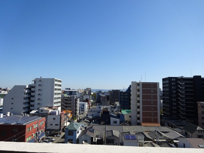 【展望】 | ルリーフエサカ | バルコニーからの展望です。見晴らし良好です。