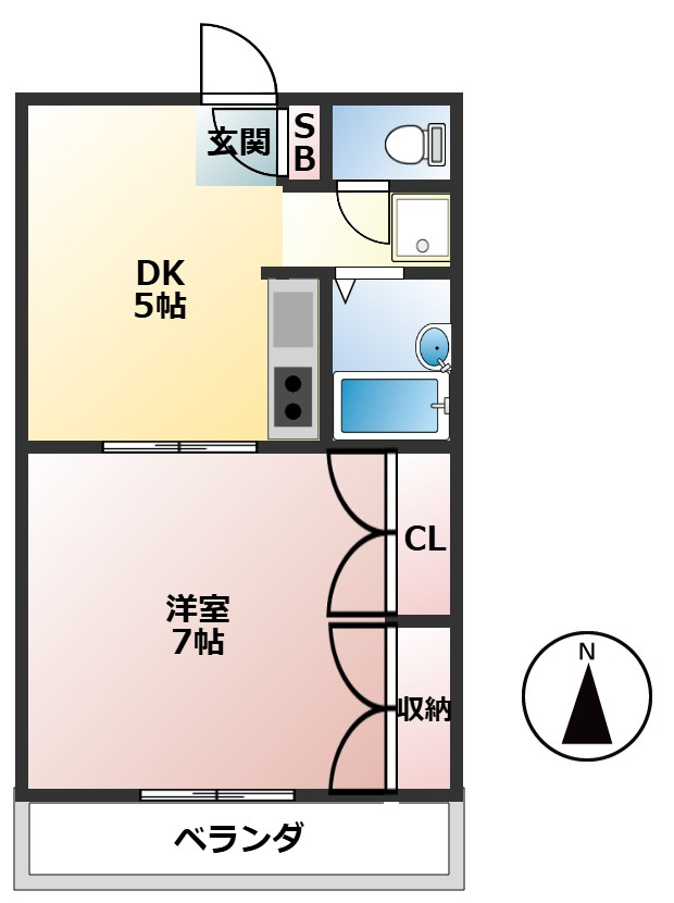 リバーライズⅡの間取り