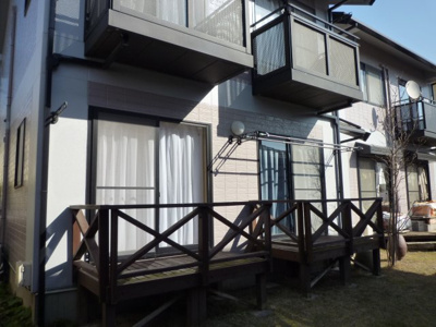 【バルコニー】 | プティベルジェ | ウッドデッキ付き