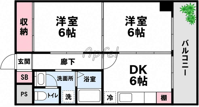 【間取り】 | 上三青山ハイツ