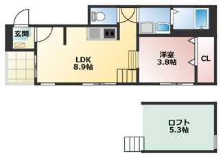 【間取り】 | SAISON NOUVELLE | 略図のため、現状優先